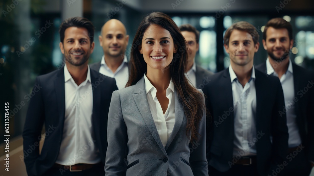 Successful business team, diverse, high energy, modern office, casual attire, teamwork and collaboration Successful business team, diverse, high energy, modern office, casual attire, teamwork and collaboration