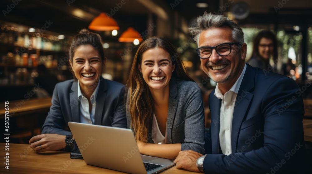Successful business team, diverse, high energy, modern office, casual attire, teamwork and collaboration Successful business team, diverse, high energy, modern office, casual attire, teamwork and collaboration