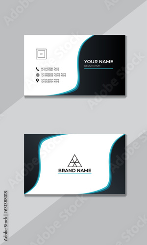 Personal business design template. Ready for you. photo