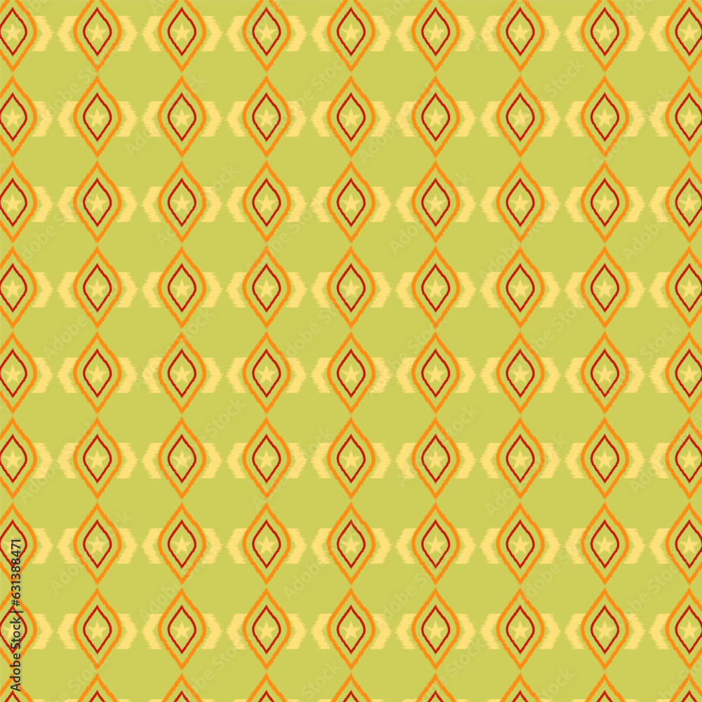 beautiful ikat pattern seamless ethnic repeat tribal traditional style colorful background  modern desing vector illustration