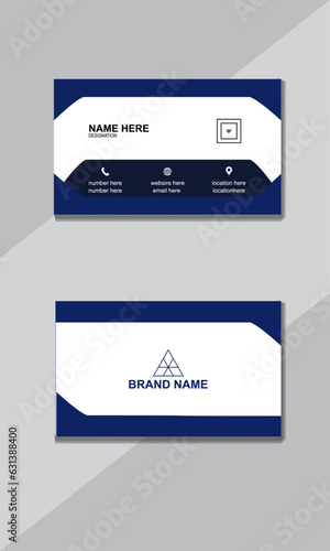 Creative with simple business card design.