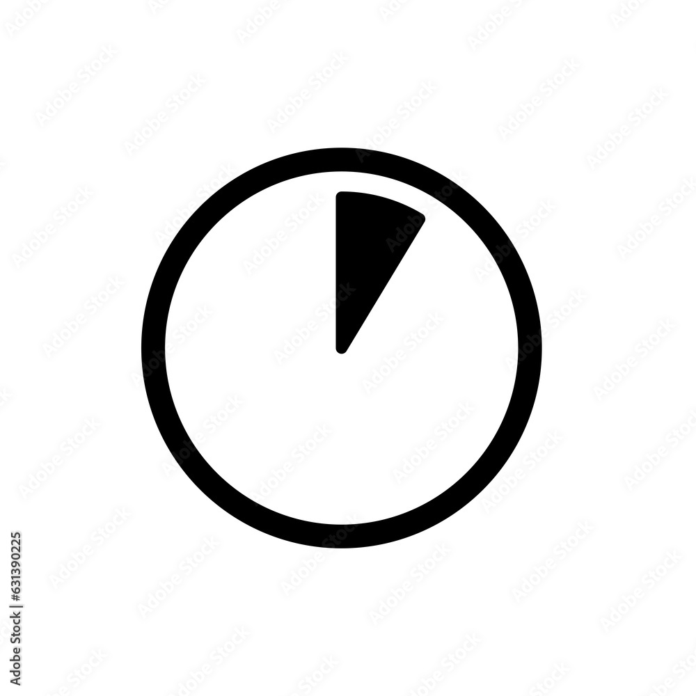 5 minutes icon illustration ( png )