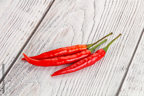 Hot and spicy chili pepper