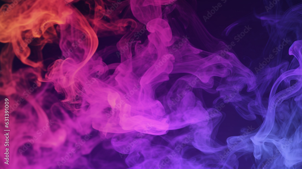 Color smoke abstract wallpaper, aesthetic background
