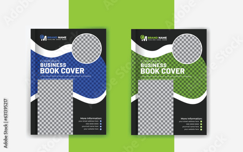 Business book cover design  and annual report  template