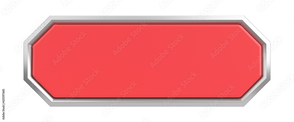 3D button. Empty button. 3D illustration. 3D button. Empty button. 3D illustration.