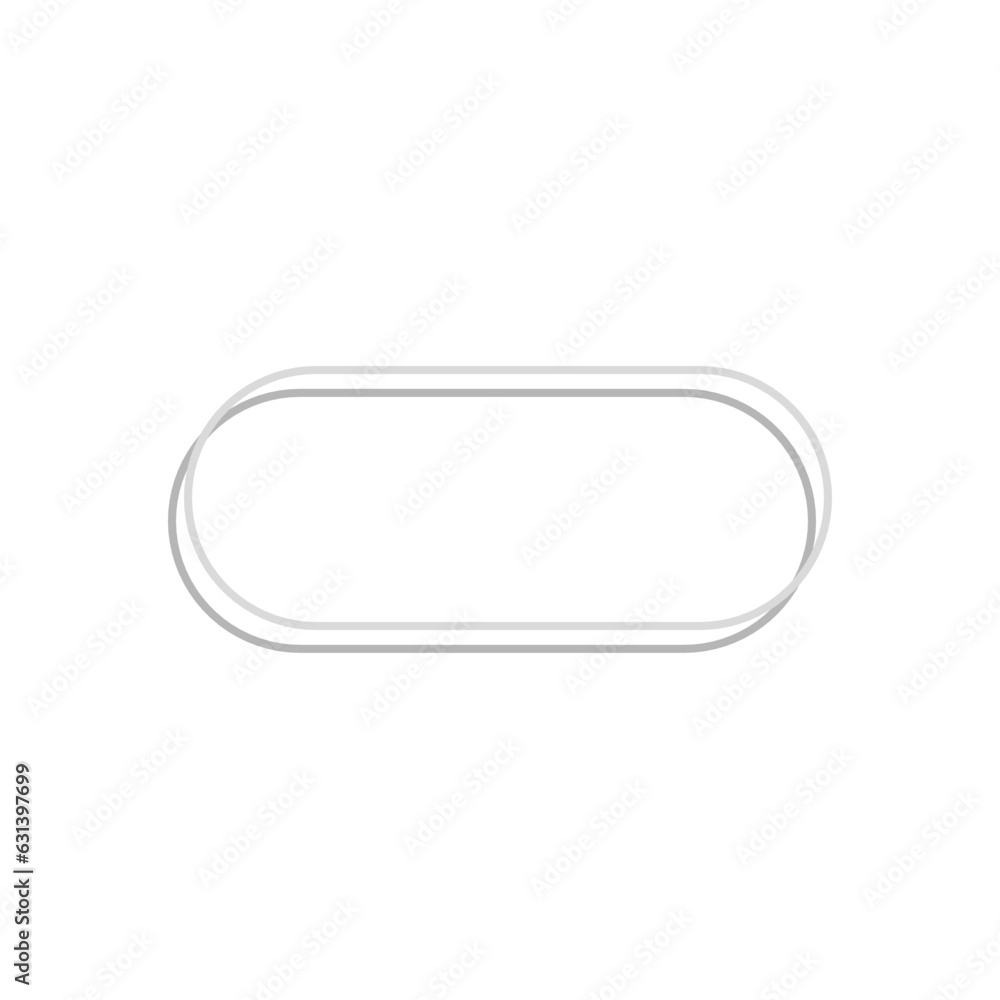 white blank label with double frame, label icon button white blank label with double frame, label icon button