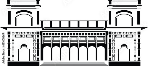 Photography Silhouette of Nishat Mahal