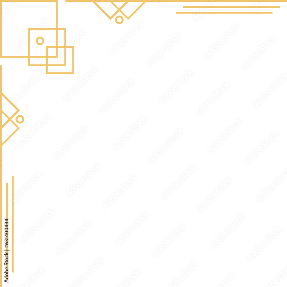 Geometric Tribal Corner-02 Geometric Tribal Corner-02