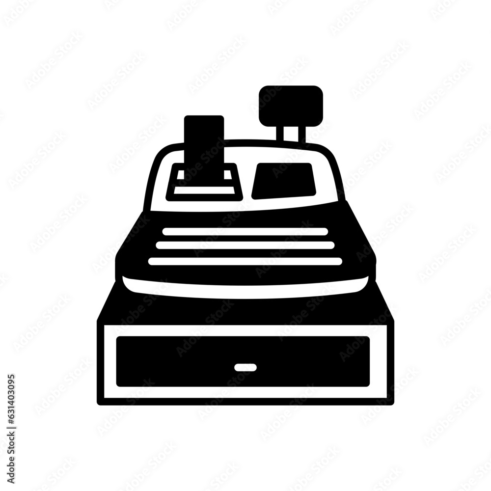 Cashier Machine icon in vector. Illustration Cashier Machine icon in vector. Illustration
