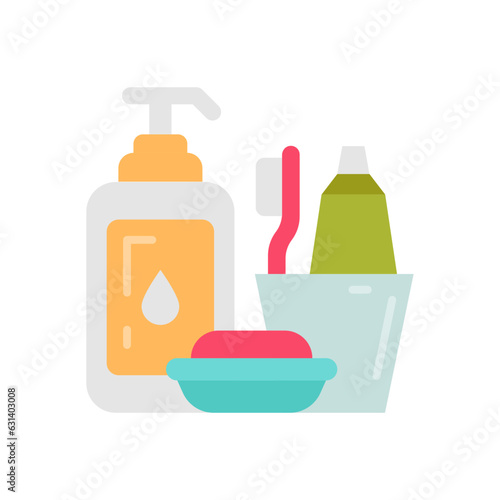 Toiletries icon in vector. Illustration