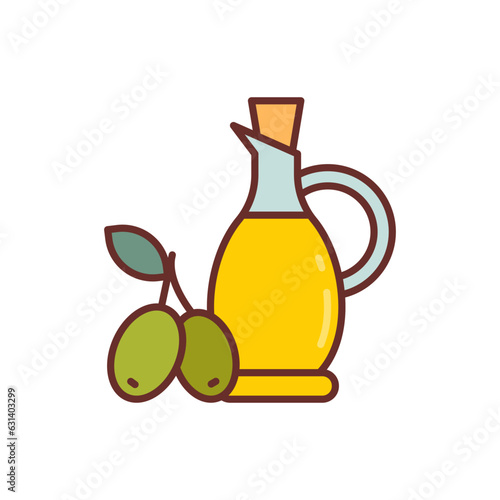 Olive Oil icon in vector. Illustration