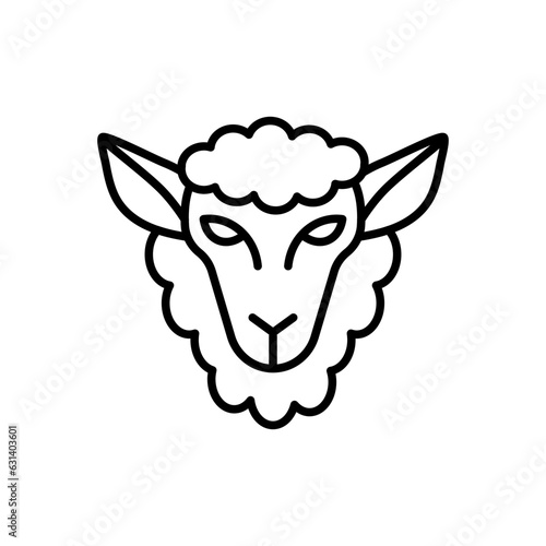 Lamb icon in vector. Illustration