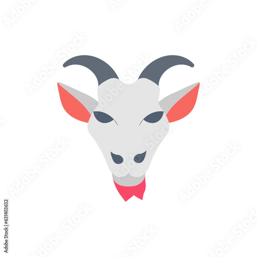 goat icon in vector. Illustration