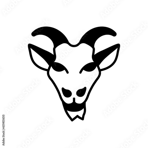 goat icon in vector. Illustration