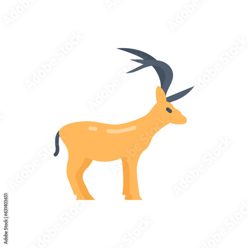 Fototapeta Naklejka Na Ścianę i Meble -  Deer icon in vector. Illustration