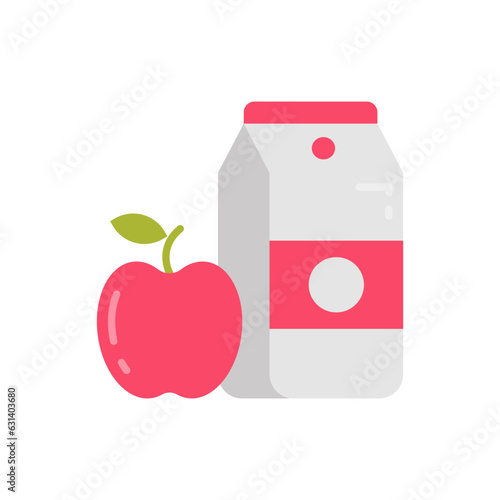 Apple Juice icon in vector. Illustration