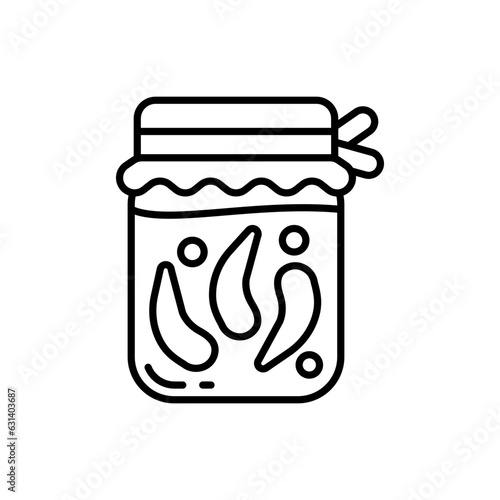 Pickles icon in vector. Illustration