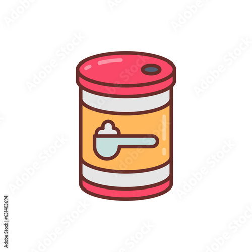 Baking Soda icon in vector. Illustration