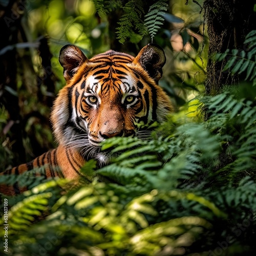 portrait of a tiger