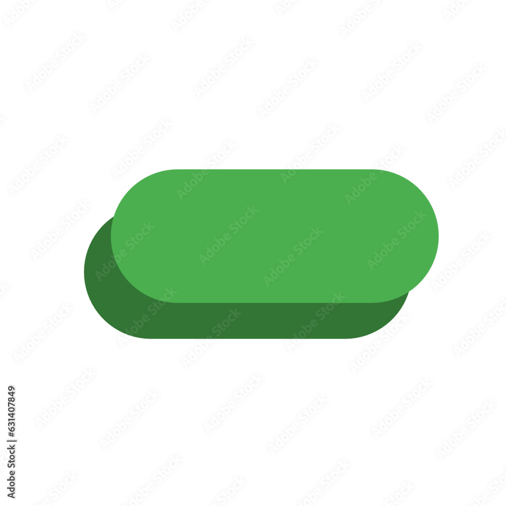 green color blank label button with shadow green color blank label button with shadow