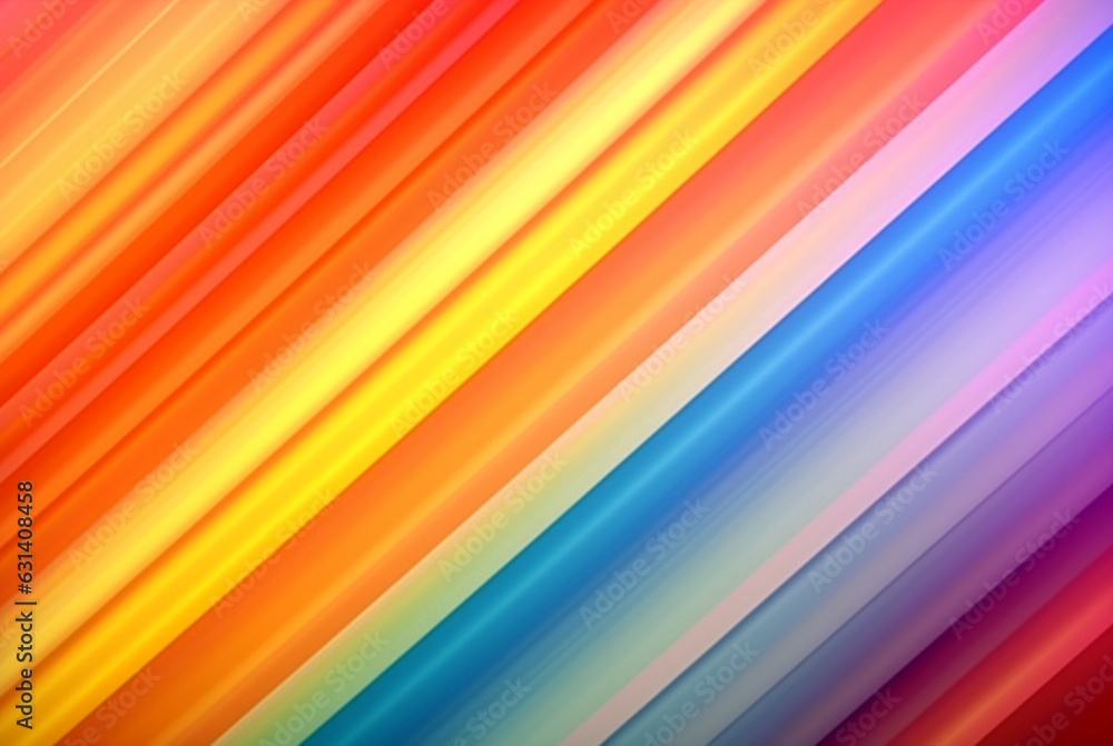 Ultra Wide Bright Striped Gradient background. generative ai