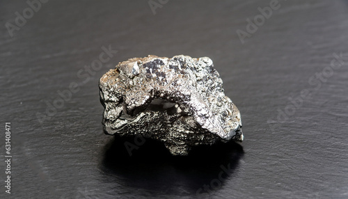 Canvastavla platinum nugget, noble metal, found free in nature in the form of nuggets, used