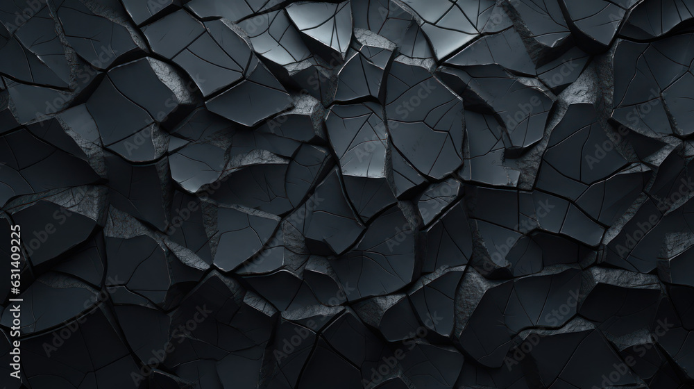 Cracked black wall Cracked black wall
