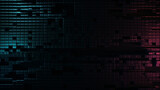 Dark pixels texture futuristic background