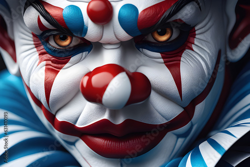 Sad clown Generative AI