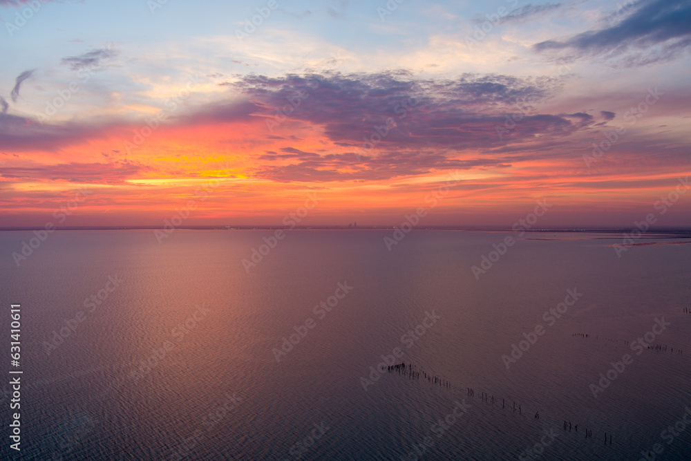 Obraz premium mcmillian bluff at sunset in daphne, alabama