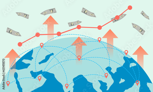 Economy, global trade volumes rise, earnings rise