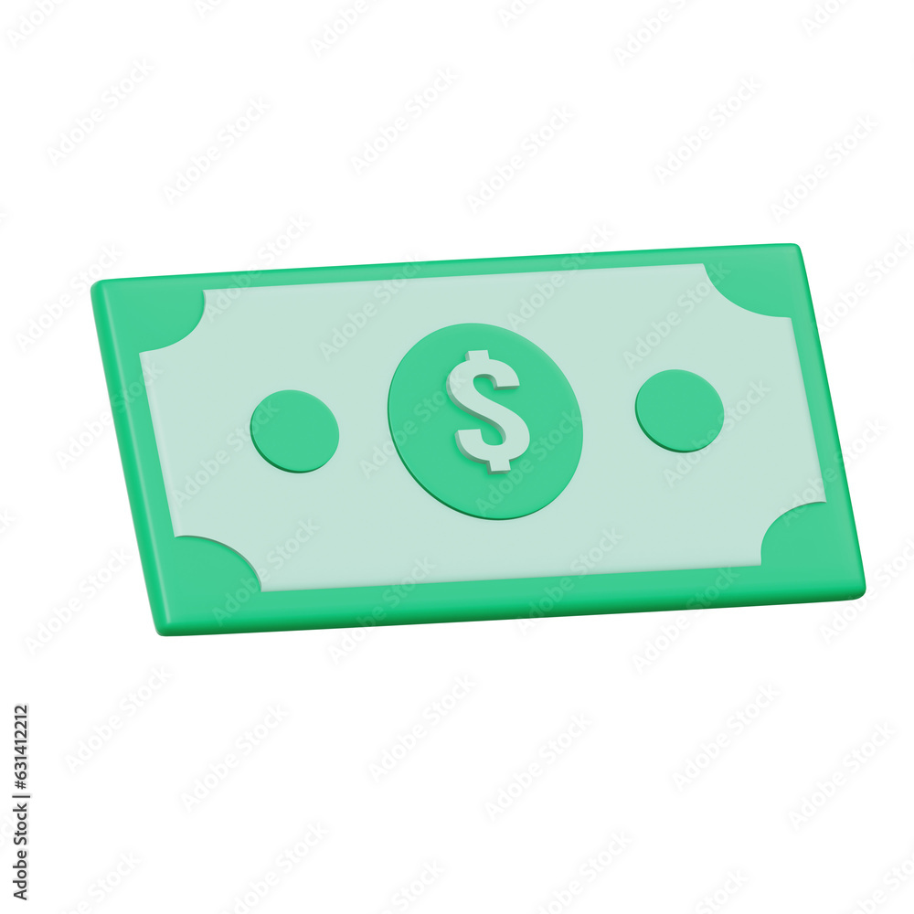 Money ecommerce 3D Icon Money ecommerce 3D Icon