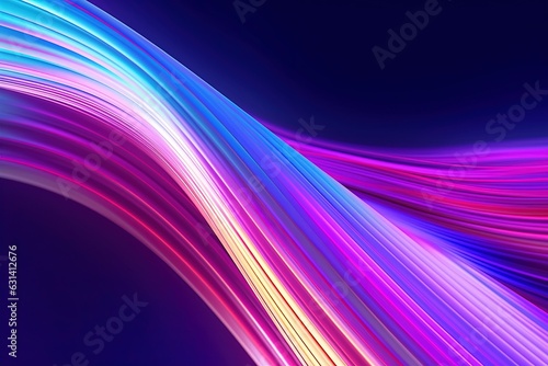 abstract futuristic background with gold PINK blue glowing neon fluid waves techno sound shap Data transfer concept Fantastic wallpaper