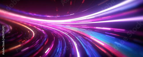 abstract futuristic background with gold PINK blue glowing neon fluid waves techno sound shap Data transfer concept Fantastic wallpaper