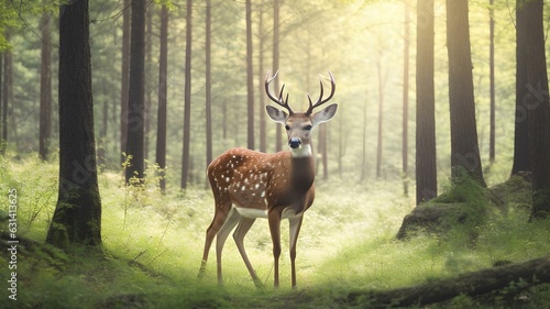 deer in the forest © Zeeshan