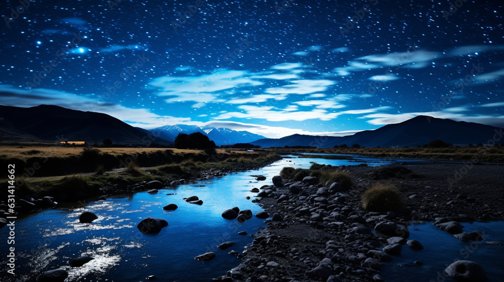 Mesmerizing Starry Night Sky in a Remote Wilderness 