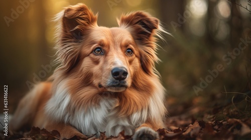 CBD for Pets  A Natural Solution for Anxious or Ailing Animals  Dog portrait  Generative AI