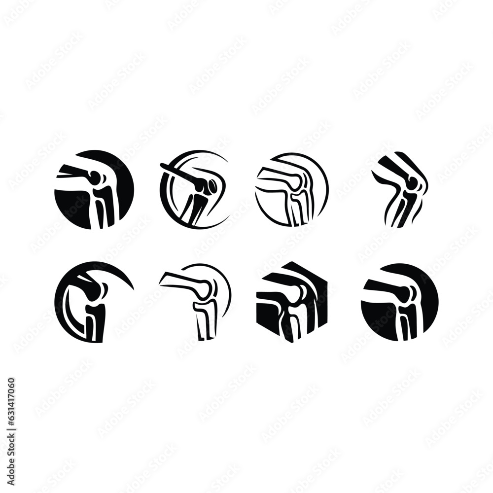 Orthopedics line icon set. Included the icons as osteoarthritis ...