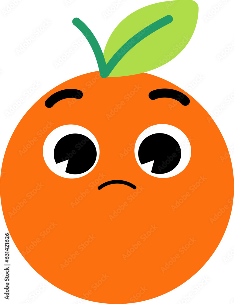 Obraz premium Guilty Grapefruit Face