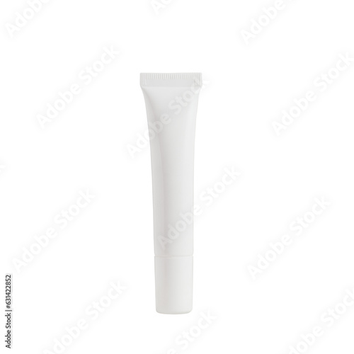 White blank cosmetic under eyes cream bottle for mock up isolated