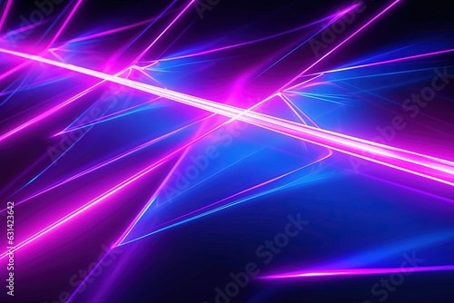 abstract futuristic background with pink blue glowing neon moving high speed wave lines and bokeh lights. Data transfer concept Fantastic wallpaper