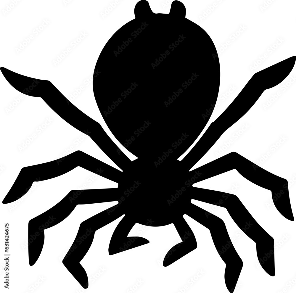 Obraz premium hand drawn illustration of spider.