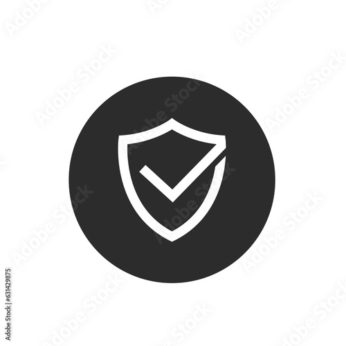 guarantee check mark icon vector concept design template