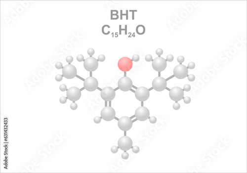 BHT. Simplified scheme of the molecule. Occurs in Phytoplankton and cyanobacteria. Use as food additive.