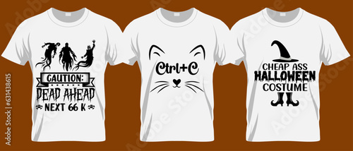 Cheap ass Halloween costume T Shirt Design.
