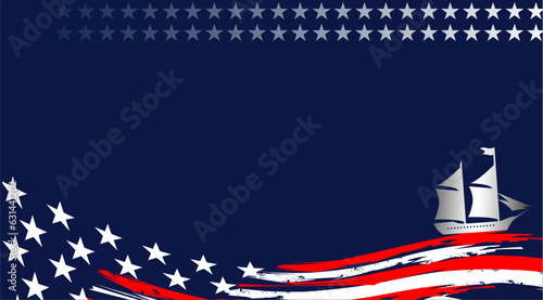 colombus day background with copy space area suitable to place on content with that theme