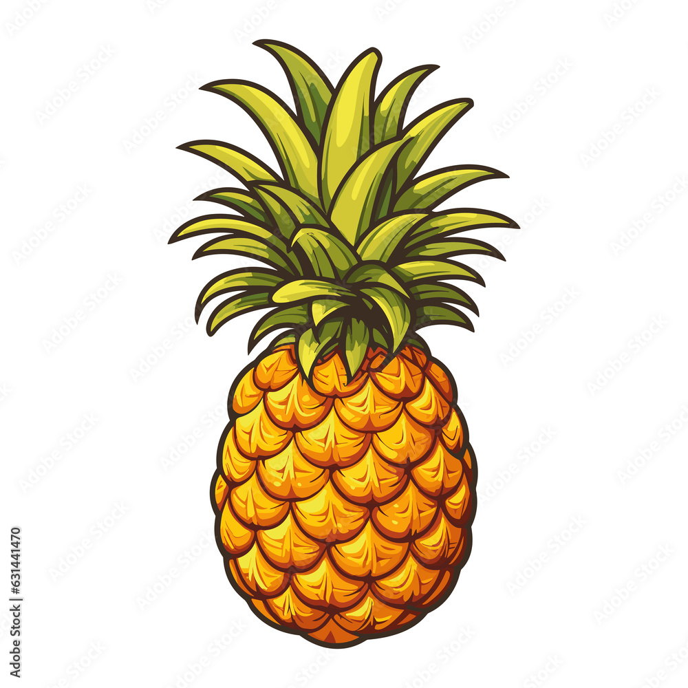 Pineapple Clipart, juicy fruit, pineapple illustration. Summer tropical party symbols. Pineapple Clipart, juicy fruit, pineapple illustration. Summer tropical party symbols.