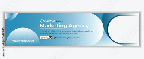 linkedin cover photo Banner Background Template Design