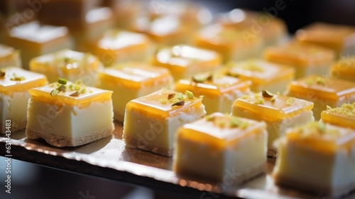 A close-up shot of a mouthwatering barfi  diwali stock images  realistic stock photos